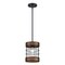 Westinghouse Pendant 60W Langston, Matte Black Barnwood Accents Cage Shade 6117900 - alternate 7